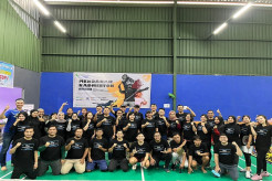 BPJS Ketenagakerjaan Pangkalan Bun Gelar Olah Raga Badminton Bersama Perbankan di Kobar