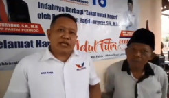 Bacaleg Partai Perindo Ken Ragil Turyono Bagikan 7.000 Zakat Fitrah di Jateng