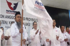 Lantik Pengurus DPW Perindo Maluku, HT Minta Kader Wujudkan Target Partai