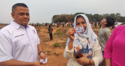 Caleg Perindo Banten Sosialisasikan KTA Berasuransi di Wilayah Perbatasan