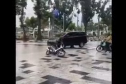 Viral! Pemotor Berjatuhan di Jalan Sudirman Medan Akibat Licin, Ini Kata Bobby Nasution