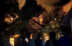 Rumah Lansia di Lebak Terbakar Hebat, Kerugian Capai Rp100 Juta