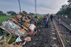 KA Sancaka Tabrak Truk di Sragen, Sopir Luka Berat, 5 Perjalanan KA Terlambat