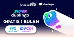 ShopeeVIP Gandeng Duolingo, Bikin Belanja Lebih Hemat dan Upgrade Diri Lebih Menyenangkan