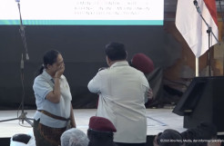 Momen Siswa SRMP 17 Tabanan Curhat ke Prabowo