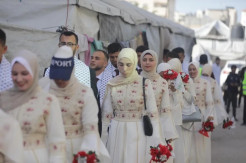 Didanai Maroko, Nikah Massal Digelar untuk 40 Warga Gaza Penyandang Disabilitas dan Cedera
