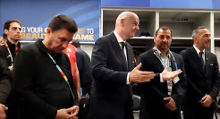 Momen Menarik Presiden FIFA Masuk Kamar Ganti Timnas Iran di Piala Dunia 2026