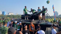 Kostrad Run 2026 di Monas, Warga Senang Lihat Alutsista