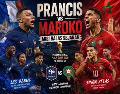 Prancis vs Maroko: Misi Balas Sejarah