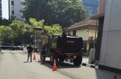 Rantis Brimob Siaga di Mabes Polri di Tengah Pengusutan Dugaan Korupsi  Batu Bara-Asabri