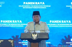 Prabowo Apresiasi Panen Raya Inisiasi TNI Serentak di 43 Titik Seluruh Indonesia