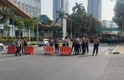Ada Demo Mahasiswa di Jalan Medan Merdeka Selatan, Arus Lalin Dialihkan