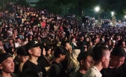 Ribuan Warga Mulai Padati Nobar Final Piala Dunia 2026 di Lapangan Banteng