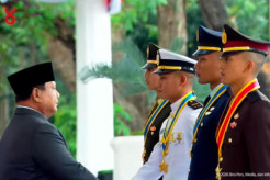 Prabowo Lantik 1.177 Perwira TNI-Polri, Anugerahkan Adhi Makayasa ke Lulusan Terbaik
