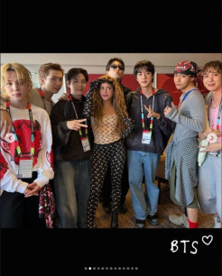 Viral! Shakira Sapa Penggemar Pakai Bahasa Korea usai Bertemu BTS