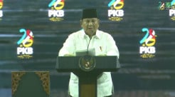 Canda Prabowo di Harlah ke-28 PKB: MBG Itu Singkatan Mas Bahlil Ganteng, Bisa Aja Lo