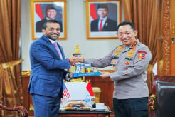 Kapolri Bertemu Direktur FBI, Bahas Penguatan Kerja Sama Kejahatan Transnasional