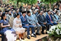 Prabowo, Jokowi, SBY Kompak Hadiri Pernikahan Putra Boy Thohir