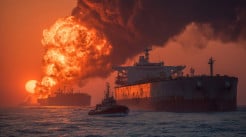 Ukraina Ledakkan Kapal Dagang Iran di Laut Kaspia, Rusia Peringatkan Ancaman Kyiv