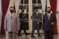 Presiden Jokowi Pimpin Upacara Virtual Peringatan Hari Bhayangkara ke-74