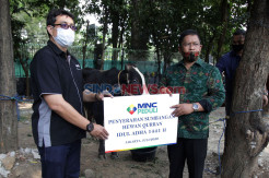 MNC Peduli Serahkan Hewan Kurban ke Masjid Istiqlal
