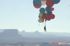 Terbang Bersama Balon Hingga Ketinggian 7.600 Meter