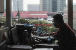 Begini Suasana Perkantoran di Hari Pertama PSBB Total