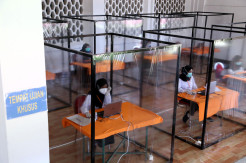 Reaktif Covid-19, Peserta Tes CPNS Surabaya Tempati Bilik Khusus