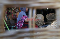 Penjualan Via Online, Permintaan Kerajinan Rotan Stabil di Tengah Pandemi Covid-19