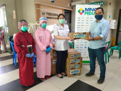 Bantuan Makanan dan Minuman Ringan MNC Peduli ke 4 Puskesmas di Jakarta Timur