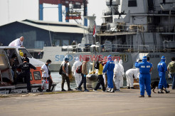 Evakuasi 99 ABK Kapal MV Costa Mediterania di Pelabuhan Tanjung Priok