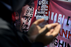 Aliansi Umat Islam Sulsel Gelar Aksi Kecam Presiden Prancis Emmanuel Macron