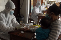 Cegah Penyebaran Covid-19 Pasca Kerumunan Maulid Nabi, Warga Petamburan Jalani Rapid Test
