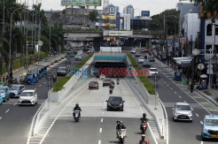 Uji Coba Underpass Senen Extension Tahap 2