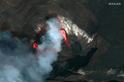 Begini Penampakan Kawah Gunung Berapi Kilauea yang Meletus di Hawaii