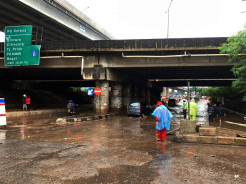 Hujan Deras di Jakarta, Jalan RE Martadinata Tanjung Priok Banjir