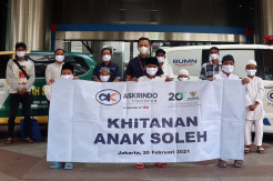 Rayakan HUT ke-50, Askrindo Gelar Khitanan Anak Soleh