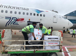 12.330 Vaksin Sinovac Tiba di Bandara Internasional Supadio Pontianak