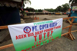 Pelarangan Mudik, Agen Pool Bus AKAP di Pondok Pinang Tutup