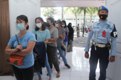 Pengamanan Bandara oleh ‘Tentara Langit’ Lanud Sam Ratulangi Manado