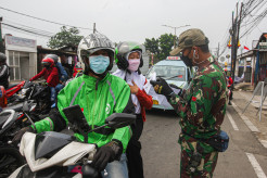 Penumpang Ojek Online Wajib Tunjukan STRP saat Lewati Pos Penyekatan