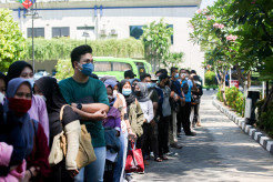 Antusias Warga Penuhi Sentra Vaksinasi Covid-19 MNC Center di Hari Terakhir