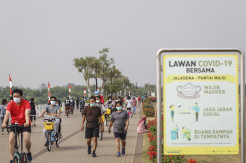 Wisata Olahraga di Pantai Maju