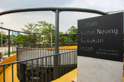 Rampung, Taman Maju Bersama Samin Neong Siap Diresmikan