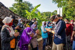 Kunjungan Sandiaga ke Desa Kaki Langit, Pengharapan Pemulihan Ekonomi