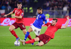 Kualifikasi Piala Dunia 2022 : Swiss Tahan Imbang Italia 1-1