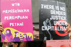 Koalisi Gerak Lawan Tolak Kehadiran WTO di Kedubes Swiss