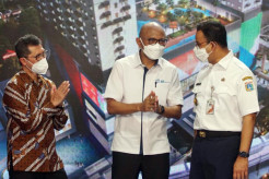 Anies Baswedan Resmikan Pencanangan Simpang Temu Lebak Bulus
