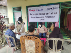 Indonesia Care Lampung dan PKBI Berikan Layanan Kesehatan Gratis Warga Pra Sejahtera