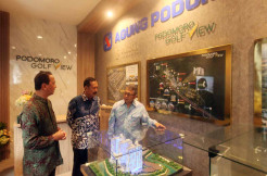 Peresmian Marketing Lounge Podomoro Golf View di Universitas Indonesia